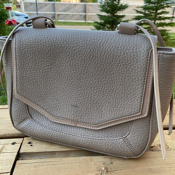 CO-LAB Tan Vegan Leather Purse with Top Handle - Picture 2 of 5
